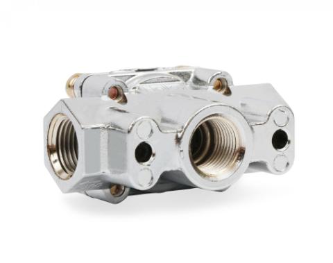 Chrome Carbureted Fuel Pressure Regulator Street/strip Carbureted Applications Two Port Adjustable from 4.5 to 9 PSI Holley