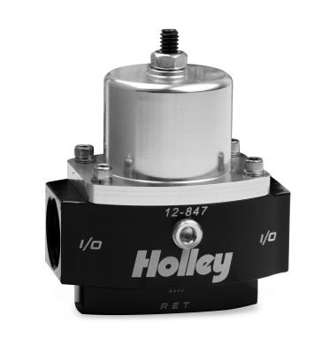 Dominator Billet Carbureted by Pass Fuel Pressure Regulator Hot Street/race Carbureted Applications Two Port Adjustable from 4.5 to 9 PSI Holley