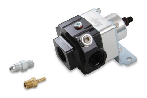 Double Adjustable Fuel Regulator 2 Port Double Adjustable Regulator 10AN Adjustable from 4-9 PSI Holley