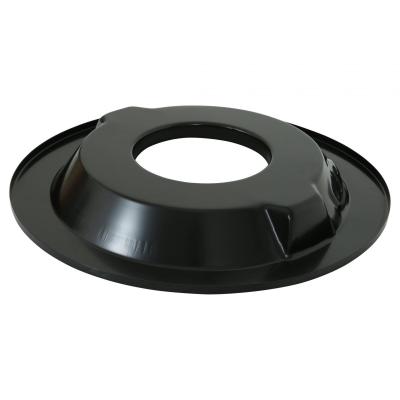 Finned Vintage Style Air Cleaner 14 Diameter X 3 Tall Round 4150 &amp; 4160 Carburetors w/5.125 Diameter Neck Black Finned Air Cleaner Assembly Premium Element Die-Cast Aluminum Holley