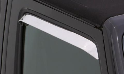 Ventshade for 1986-1997 Nissan D21/Pathfinder/ 2 Piece Stainless AVS