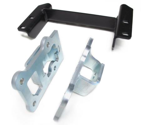 Engine And Transmission Mounting Brackets Fits 1989-1994 Nissan 240Sx S13 LS Swap Engine &amp; Transmission Mounting Brackets Hooker BlackHeart