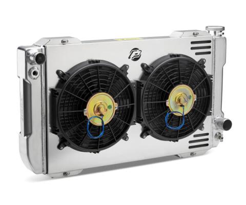 123 Series Radiator System Universal GM 26 Inch Core Shroud and Dual Fans Manual Transmission Proform
