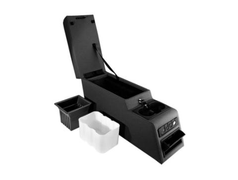 Center Console Ultimate Locking Black 76-95 Jeep CJ/Wrangler YJ Rugged Ridge