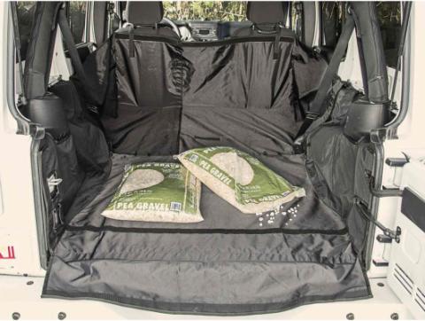 C3 Cargo Cover No Subwoofer 07-18 Jeep Wrangler JKU 4 Door Rugged Ridge
