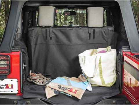 C3 Cargo Cover No Subwoofer 07-18 Jeep Wrangler JK 2 Door Rugged Ridge