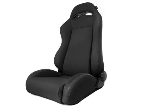 Sport Seat Front Reclinable Black Denim 97-06 Jeep Wrangler TJ Rugged Ridge