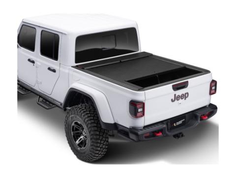 Armis Cover with Max Track Black 20-Present Jeep Gladiator w/ Trail Rail System w/Trail Rail Rugged Ridge