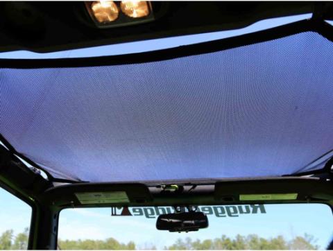 The Eclipse Sun Shade from Rugged Ridge Fits 07-18 Jeep Wrangler. Rugged Ridge