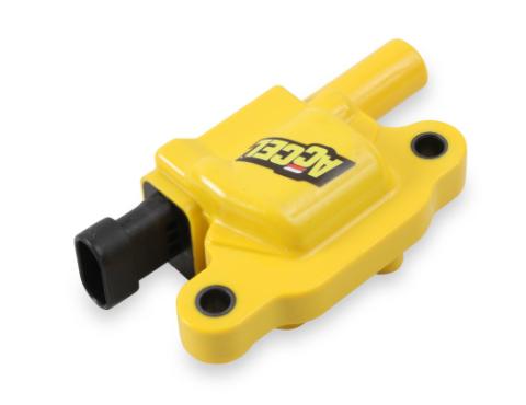 Ignition Coil Supercoil GM Ls2/Ls3/Ls7 Engines, Yellow, Individual Supercoil For GM Ls2, Ls3, And Ls7 ACCEL