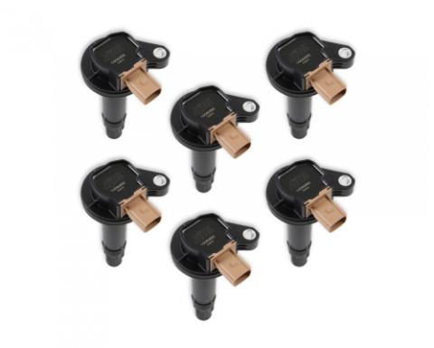 Direct Ignition Coil Kit Supercoil-2010-2016 Ford Ecoboost 3.5L V6- 6-Pack (3-Pin) Black Brand Supercoil Direct OEM Replacement ACCEL