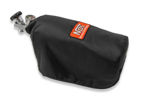 Nitrous Bottle Blanket Black 7 Diameter Black Bottle Blanket With Velcro Closure. For 10 Lb Nitrous Bottles NOS