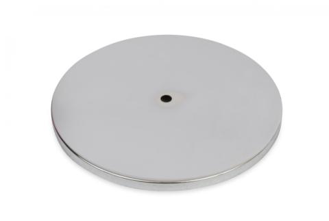 Air Cleaner 6-1/2 Inch Diameter, 2 Inch Tall Chrome Fits 5-1/8 Inch Diameter Carb Neck Mr Gasket