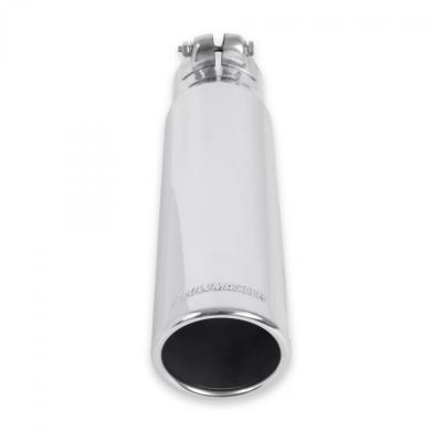 Exhaust Tip Exhaust Tip 3.00 Inch Rolled Angle Polished SS Fits 2.50 Inch Tubing Clamp On Flowmaster
