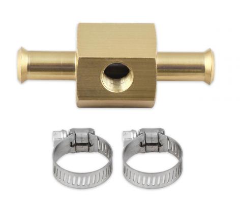 Fuel Block with 0-15 PSI Liquid Filled Fuel Pressure Gauge Fits carbureted applications Mr Gasket