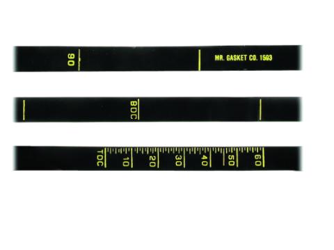 Timing Tape Fits Big Block Chrysler with 7-1/4 Inch Balancer Mr Gasket