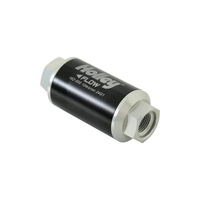 100 GPH HP Billet Fuel Filter Street/strip EFI Applications Post Filter 10 Micron Holley
