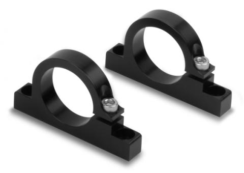 Black Mounting Bracket for HP Billet Fuel Filters Fits 100 GPH HP Billet Fuel Filter W/ 1.5 Diameter (38.1 Mm) I.D Mounting Bolt Holes C/l to C/l = 2.75 &amp; Use W/ 1/4 Mounting Bolts Each Bracket Is 1/2 Thick Holley