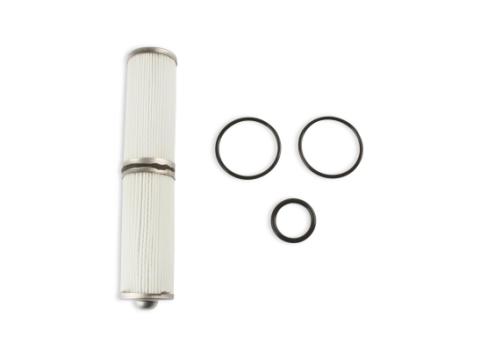 Fuel Filter Element and O-Ring Kit Fits 460 GPH VR Series Billet Fuel Filters 10 Micron Holley