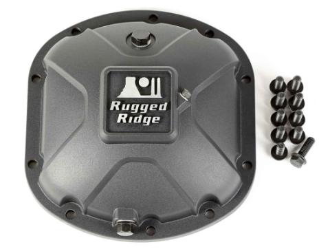 Boulder Aluminum Differential Cover Black for Dana 30 Rugged Ridge