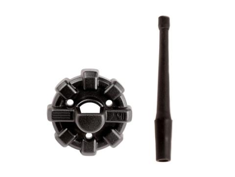 Elite Antenna Base with 6 Inch Reflex Antenna 07-Present Jeep Wrangler / 20-Present Gladiator Rugged Ridge