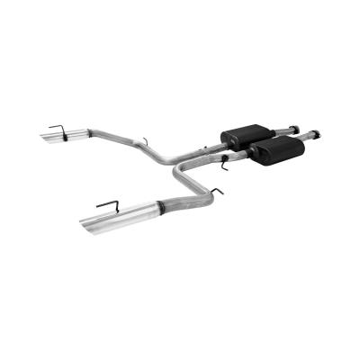 American Thunder Cat-Back Exhaust System 1999-2004 Ford Mustang Cobra With 4.6L Dohc Engine Aggressive To Moderate Sound Flowmaster