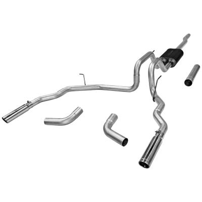 Force Ii Cat-Back Exhaust System 2004-2008 Ford F-150 &amp; Lincoln Mark Lt Trucks With A 4.6L Or 5.4L Engine Mild Sound Flowmaster