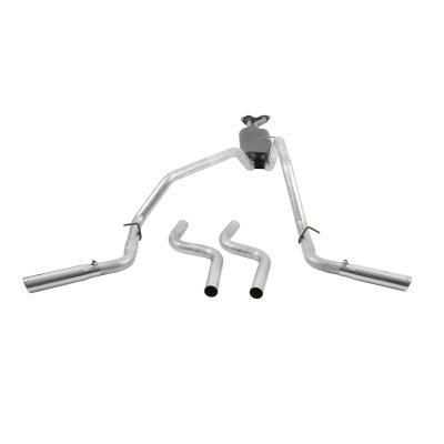 American Thunder Cat-Back Exhaust System Fits 1996-1999 Silverado/Sierra 1500 With 5.7L Engine Standard Cab Aggressive To Moderate Sound Flowmaster