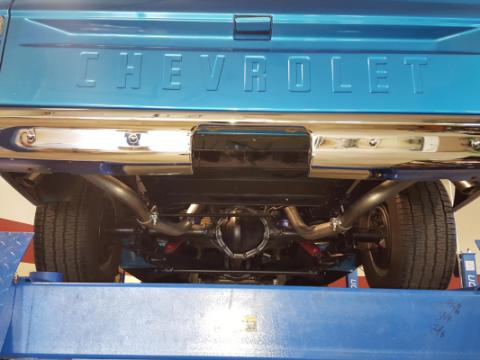 American Thunder Crossmember-Back Exhaust System Fits 1967-1972 Chevrolet/Gmc C10, C15 1/2 Ton Trucks With V8 Engine Aggressive To Moderate Sound Flowmaster