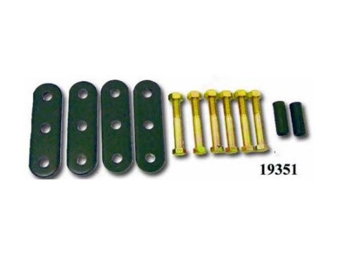 Suspension Leaf Spring Shackle Kit Heavy Duty 55-75 Jeep CJ Rugged Ridge
