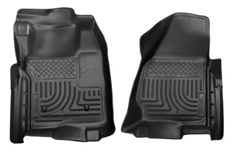 Weatherbeater Front Floor Liners For 2011-2012 F-250/F-350 Super Duty Husky Liners