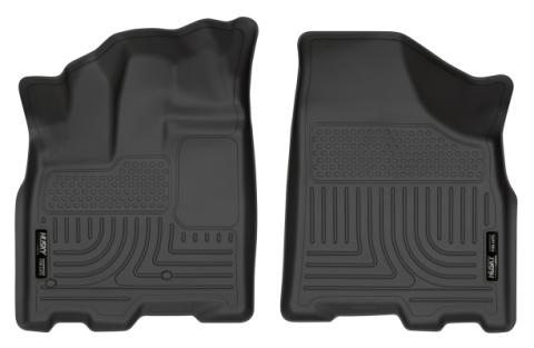 Weatherbeater Front Floor Liners For 2011-2020 Sienna Black Husky Liners
