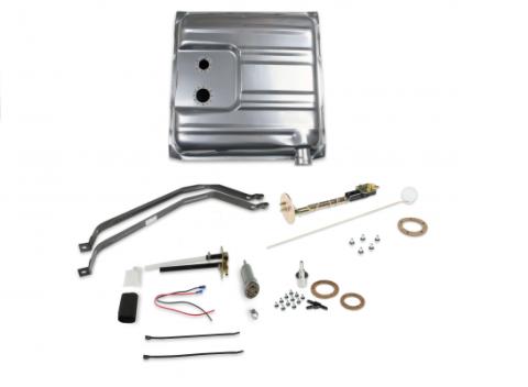 Fuel Tank System 400 LPH 1957 Chevy Coupe Sedan Coated Steel EFI Gas Sniper EFI