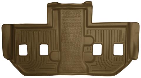 Weatherbeater 3rd Seat Floor Liner For 2011-2014 Escalade ESV, Suburban 1500/2500, Yukon XL 1500/XL 2500 Tan Husky Liners