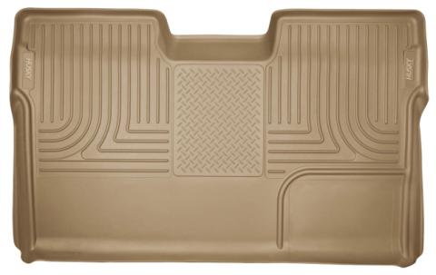 Weatherbeater 2nd Seat Floor Liner For 2009-2014 F-150 Tan Husky Liners