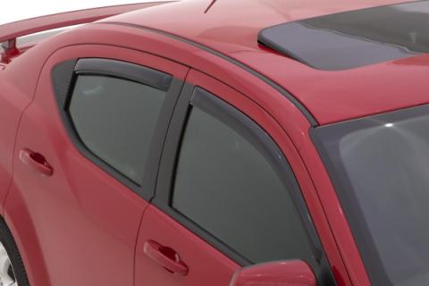 In-Channel Ventvisor Side Window for 2013-2019 Nissan Sentra Smoke In-Channel 4 Piece AVS