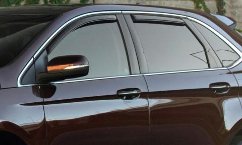 In-Channel Ventvisor Side Window for 2018-2024 Chevrolet Traverse Smoke In-Channel 4 Piece AVS