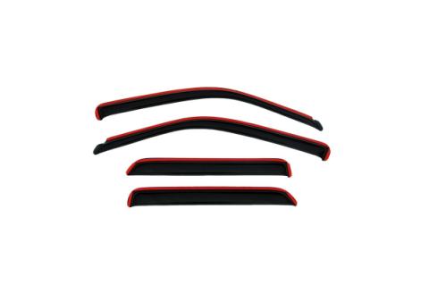 In-Channel Ventvisor Side Window for 2007-2008 Honda Fit Smoke In-Channel 4 Piece AVS
