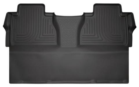 Weatherbeater 2nd Seat Floor Liner For 2014-2021 Tundra Crew Cab Black Husky Liners
