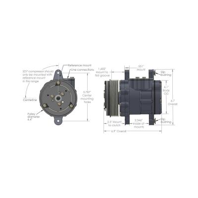 SD7 A/C Compressor Holley