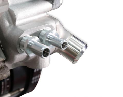 Premium Mid-Mount Race Accessory System Polished Finish Fits Gen V LT Engine Includes Alternator, P/S Pump, Tensioner, SFI Certified Damper W/hard Anodized Billet Crank Pulley, Belt, &amp; Pulleys Holley