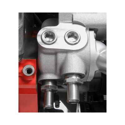 Mid-Mount Complete Accessory Drive System Gen V LT Engines Standard Damper Natural Complete GM Gen V LT Accessory Drive System W/ Alt, P/S, A/C, Water Pump, Belts, and Crankshaft Damper Holley