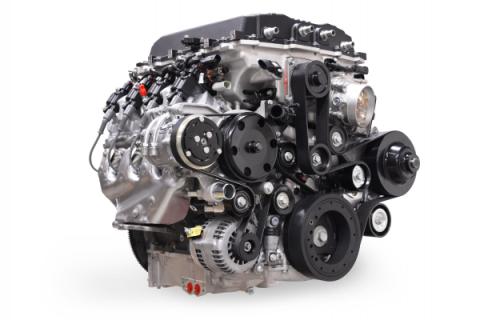 Premium Mid-Mount Complete Accessory System GM Gen V LT5 Dry Sump Engines Black Finish Complete GM Gen V LT5 Accessory Drive System W/ Alt, P/S, A/C, Water Pump, Belts, and Hardware Holley