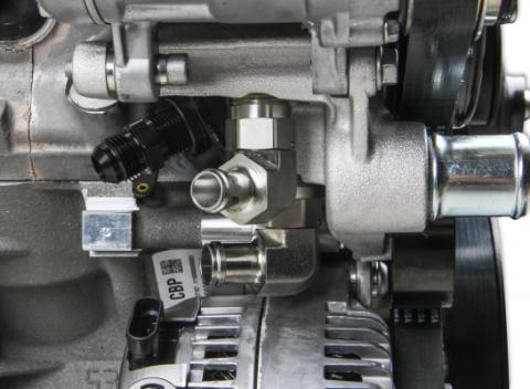Premium Mid-Mount Complete Accessory System GM Gen V LT5 Dry Sump Engines Black Finish Complete GM Gen V LT5 Accessory Drive System W/ Alt, P/S, A/C, Water Pump, Belts, and Hardware Holley
