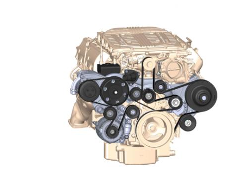 Premium Mid-Mount Complete Accessory System GM Gen V LT5 Dry Sump Engines Black Finish Complete GM Gen V LT5 Accessory Drive System W/ Alt, P/S, A/C, Water Pump, Belts, and Hardware Holley