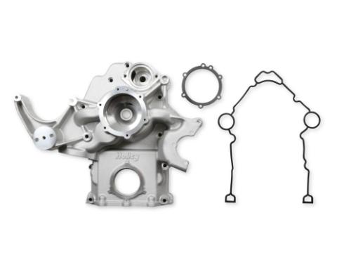 Mid-Mount Complete Accessory System Gen III Hemi Engine VVT Fits 2009 &amp; Up 5.7L &amp; 2011 &amp; Up 6.4L Engines Natural Cast Finish Factory Style Damper Holley