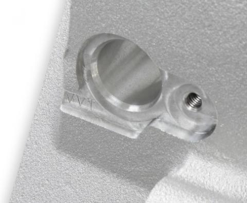 Premium Mid-Mount Complete Accessory System Gen III Hemi Engine VVT Fits 2009 &amp; Up 5.7L &amp; 2011 &amp; Up 6.4L Engines Natural Cast Finish SFI Certified Damper with Billet Aluminum Pulley Holley