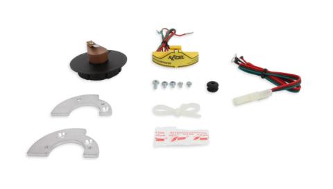 Points Eliminator Kit For Ford Motorcraft Points Distributors Points Conversion Kit For 1957-74 With Ford Motorcraft V8 Single Point Distributors.

Note: Not Designed To Work With Distributors Utilizing A Mechanical Tach Drive! ACCEL