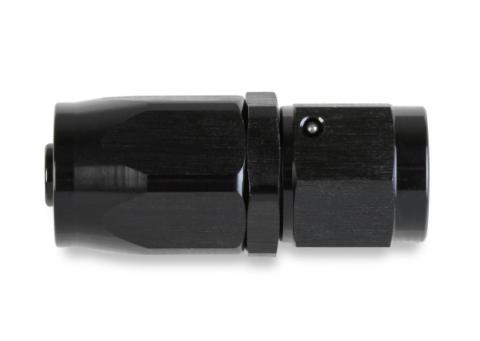 Straight Swivel Hose End -10 AN Black Satin Anodized Finish Mr Gasket