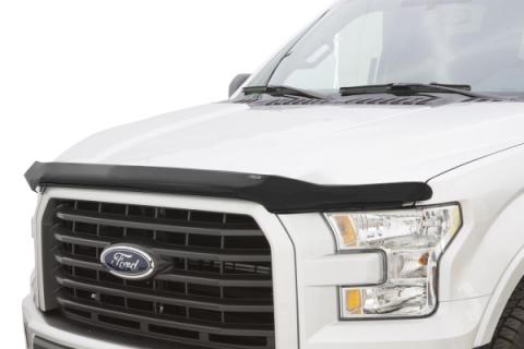 Bugflector Hood Shield Dark Smoke for 1992-1998 Ford F-250 and More Smoke AVS